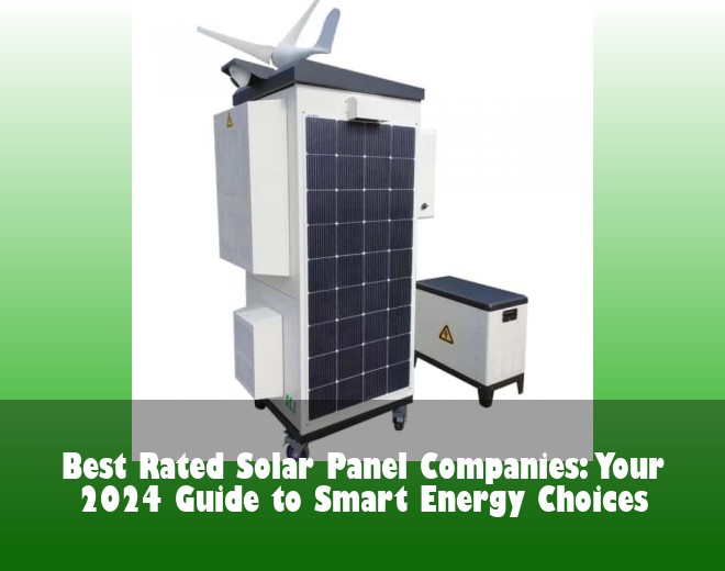 Best Rated Solar Panel Companies: Your 2024 Guide to Smart Energy Choices